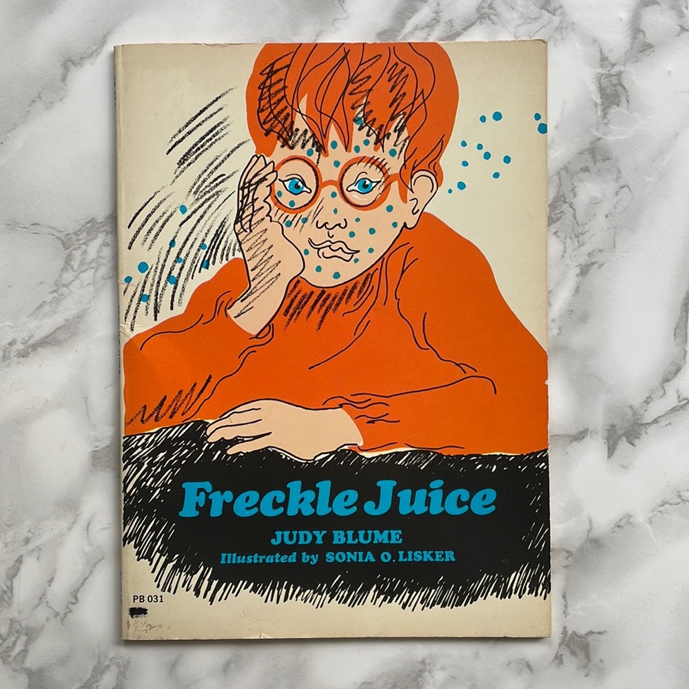 RARE PAPERBACK - 1973 FRECKLE JUICE By Judy Blume FIRST PRINTING